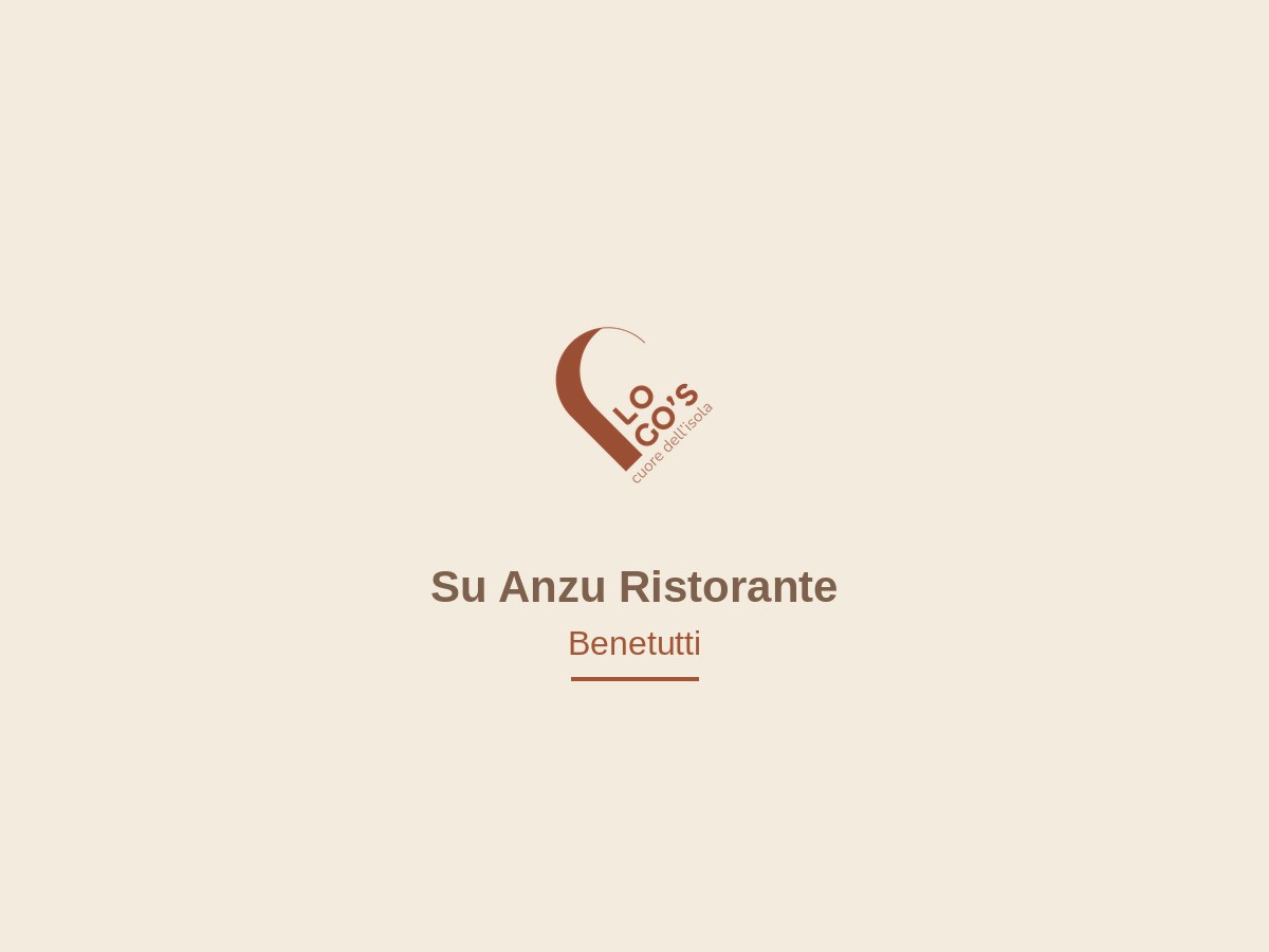 Su Anzu Ristorante — Benetutti